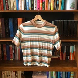 *MADEWELL* Fitted Mockneck Sweater